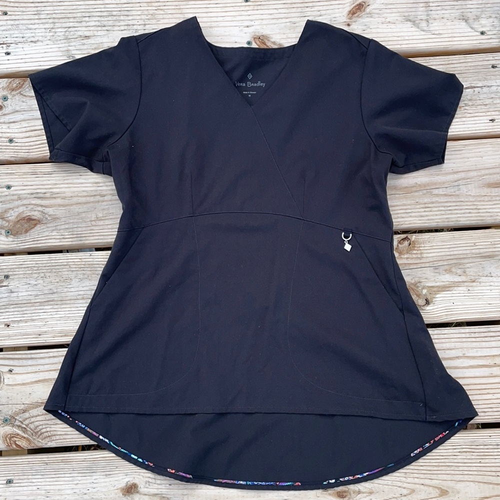 Vera Bradley Black Scrub Set